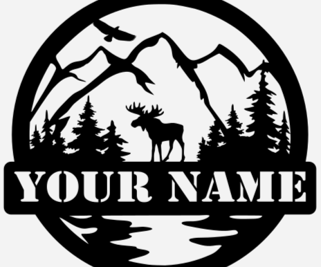 Circle Mountains Stream - Moose