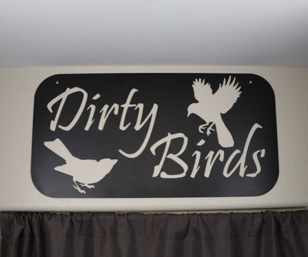 Dirty Birds Sign