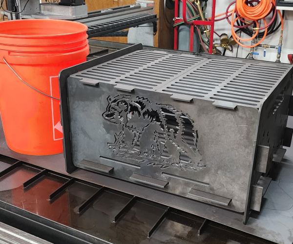 Portable AK Fire Pit/Grill 1/8" 
